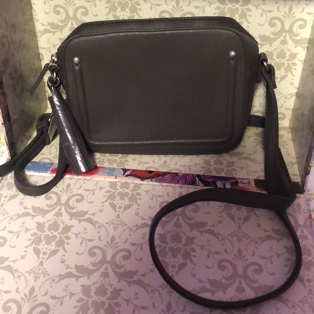 Faux Leather Purse/Camera Bag